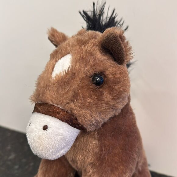 Dan Dee Collector's Choice Brown Horse Pony Black Mane Plush Stuffed Animal 10" - Picture 2 of 8